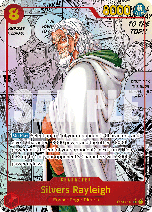 Silvers Rayleigh (Two Legends)[Manga Alternative Art](OP08-118)