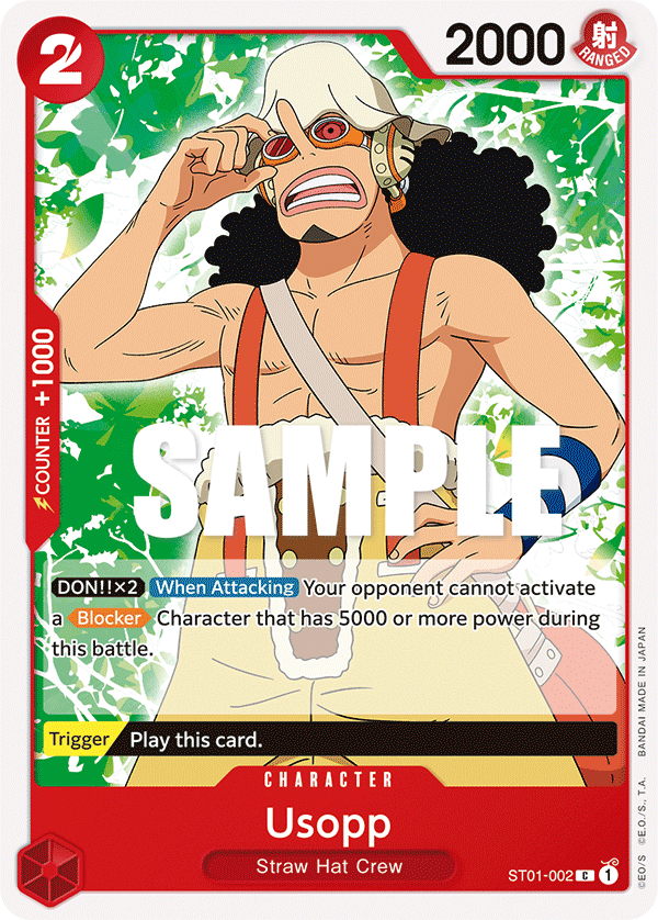 Usopp (Starter Deck 1: Straw Hat Crew)(ST01 - 002)