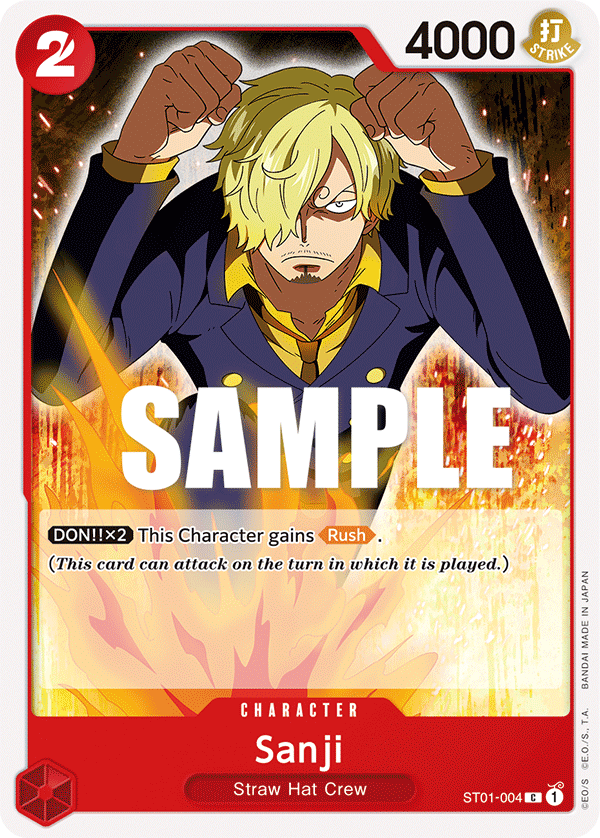 Sanji (Starter Deck 1: Straw Hat Crew)(ST01 - 004)