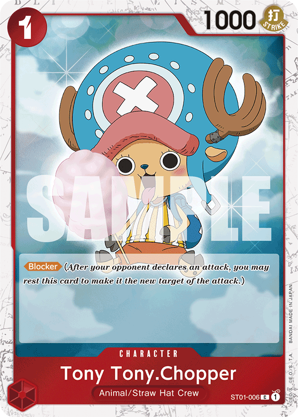 Tony Tony.Chopper (Starter Deck 1: Straw Hat Crew)[Jolly Roger Foil](ST01-006)