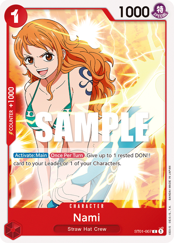 Nami (Starter Deck 1: Straw Hat Crew)(ST01 - 007)