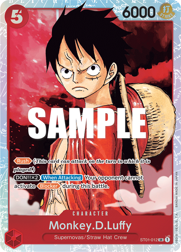 Monkey.D.Luffy (Starter Deck 1: Straw Hat Crew)(ST01 - 012)