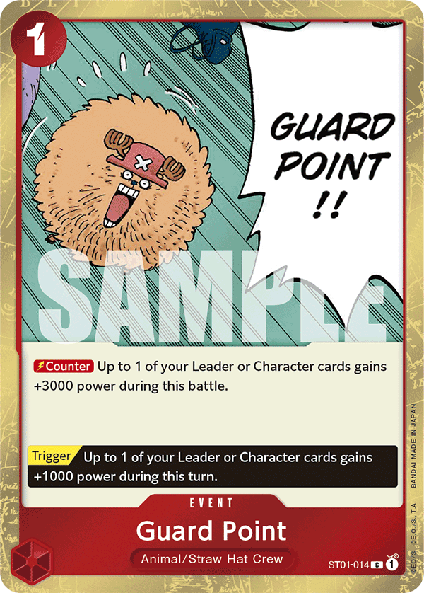 Guard Point (Starter Deck 1: Straw Hat Crew)[Jolly Roger Foil](ST01-014)