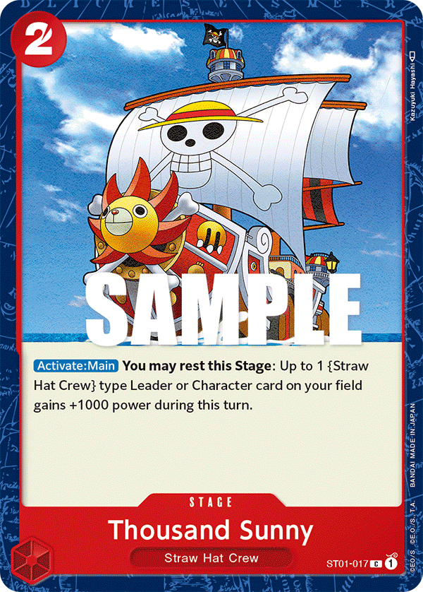 Thousand Sunny (Starter Deck 1: Straw Hat Crew)(ST01 - 017)