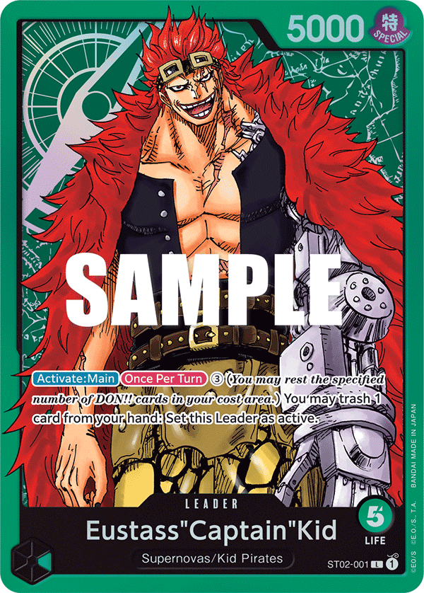 Eustass "Captain Kid" (Starter Deck: Worst Generation)(ST02-001)