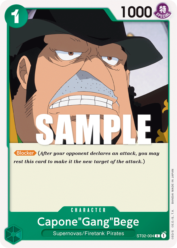 Capone "Gang" Bege (Starter Deck 2: The Worst Generation)(ST02-004)