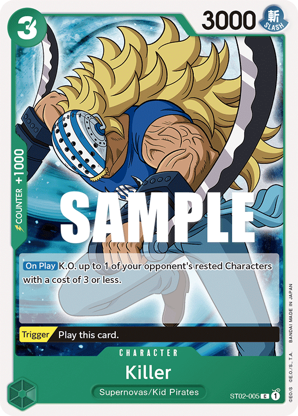 Killer (Starter Deck 2: The Worst Generation)(ST02-005)