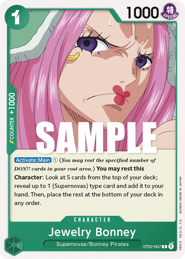 Jewelry Bonney (Starter Deck 2: The Worst Generation)(ST02-007)