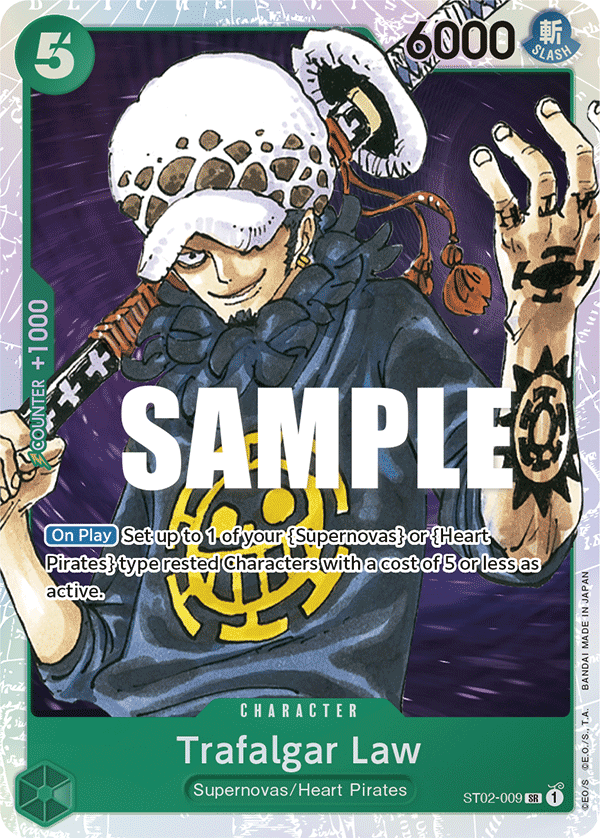 Trafalgar Law (Starter Deck 2: The Worst Generation)(ST02-009)