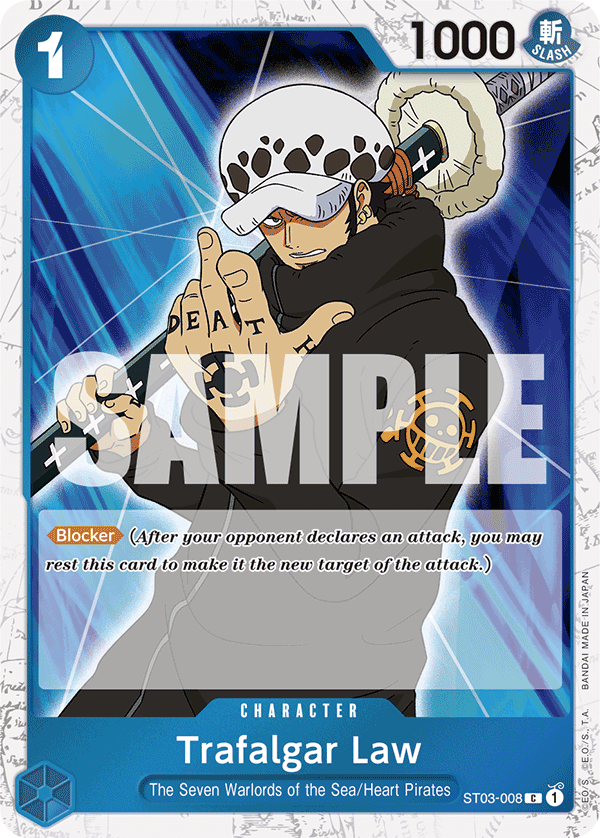 Trafalgar Law (Starter Deck 3: The Seven Warlords)[Jolly Roger Foil](ST03-006)