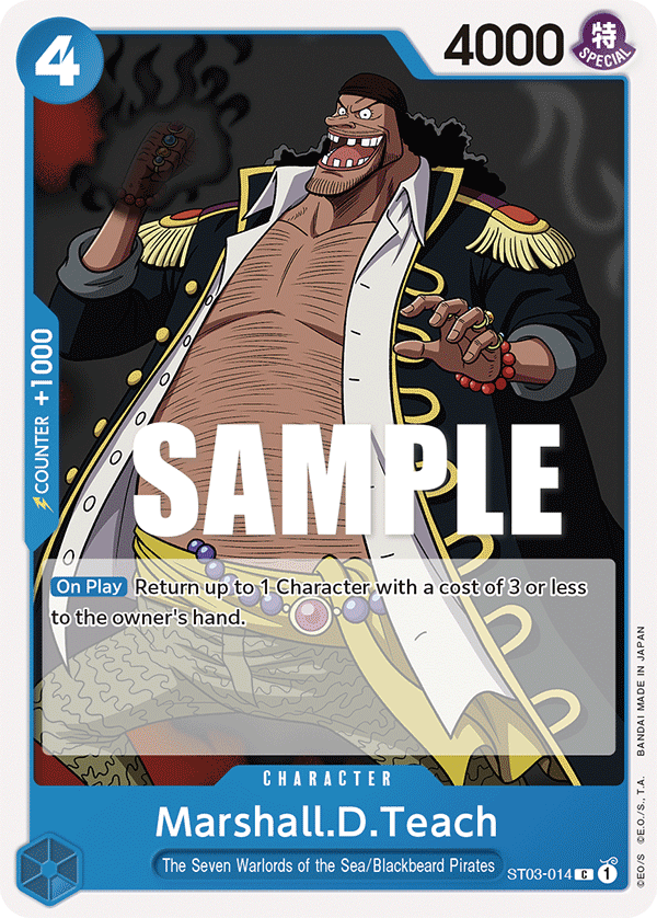 Marshall.D.Teach (Starter Deck 3: The Seven Warlords)(ST03 - 014)