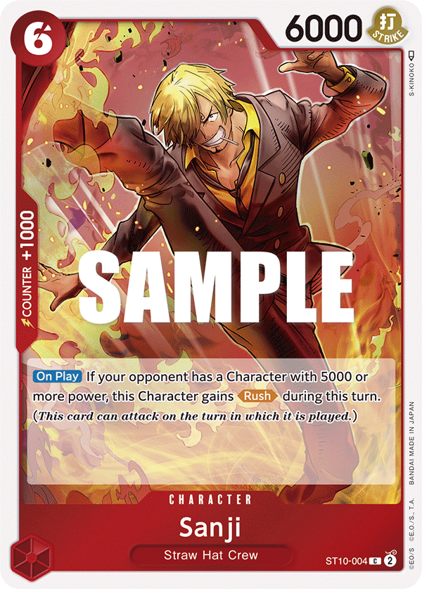 Sanji (Ultimate Deck - The Three Captains)(ST10-004)