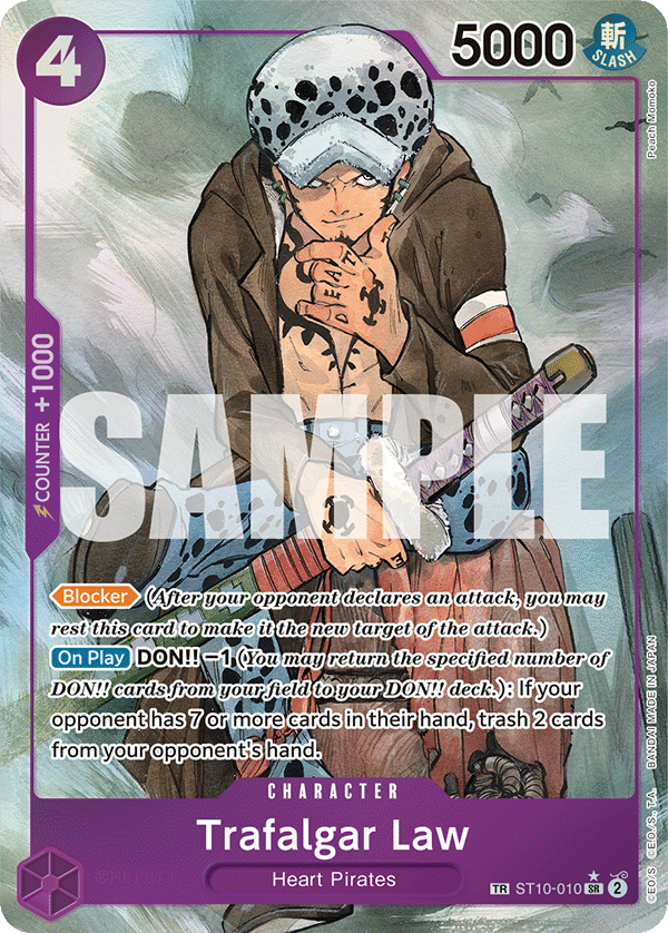 Trafalgar Law (Ultimate Deck - The Three Captains)[Alternative Art](ST10-010)(TR)