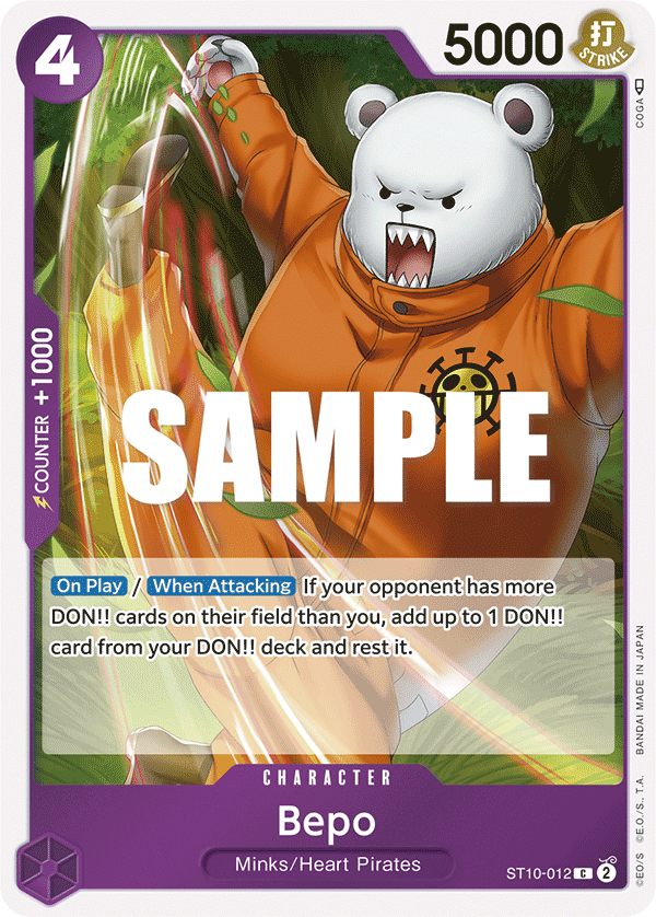 Bepo (Ultimate Deck - The Three Captains)(ST10-012)