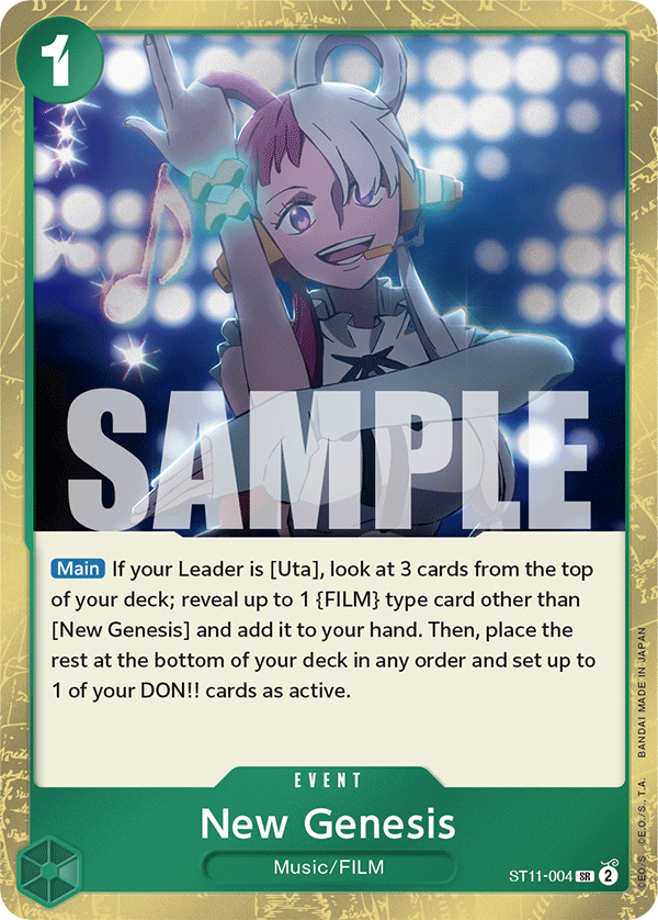 New Genesis (Starter Deck: Uta)(ST11-004)