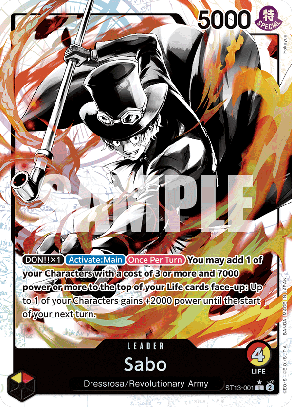 Sabo Leader (Ultra Deck: The Three Brothers)[Alternative Art](ST13-001)