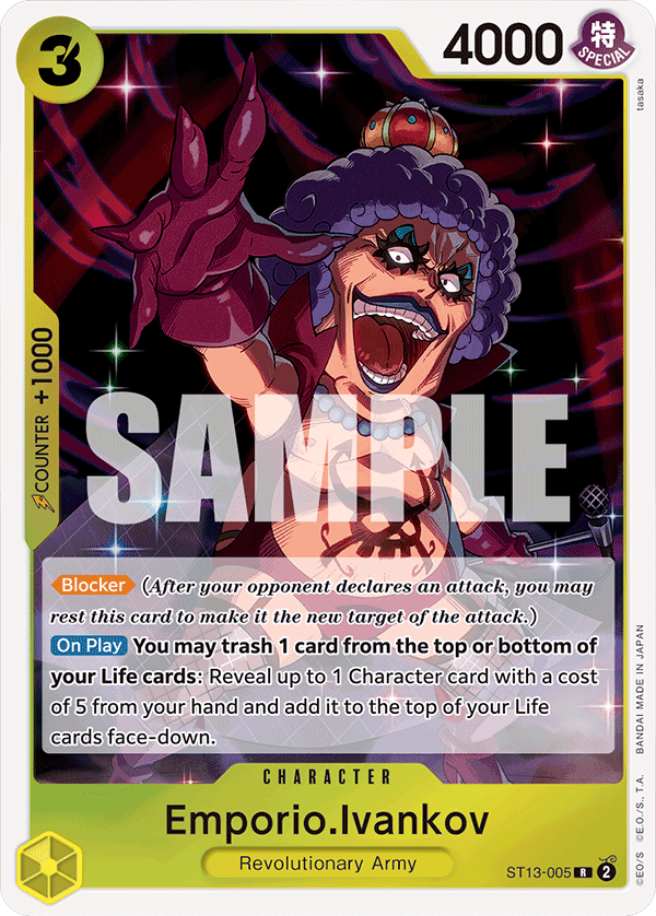 Emporio.Ivankov (Ultra Deck: The Three Brothers)(ST13-005)