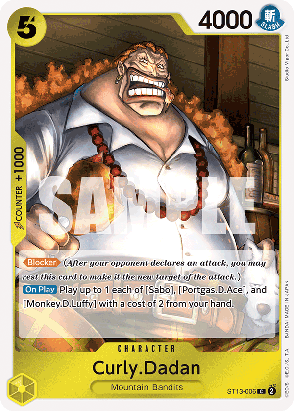 Curly.Dadan (Ultra Deck: The Three Brothers)(ST13-006)