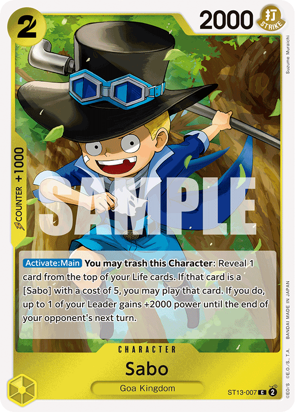 Sabo (Ultra Deck: The Three Brothers)(ST13-007)