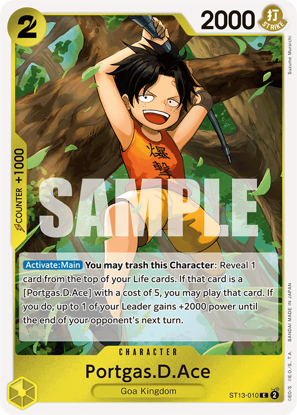 Portgas.D.Ace (Ultra Deck: The Three Brothers)(ST13-010)