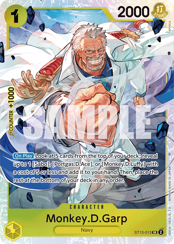 Monkey.D.Garp (Ultra Deck: The Three Brothers)(ST13-013)