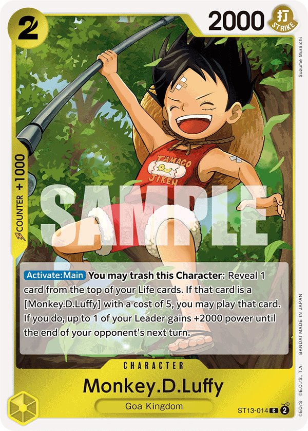 Monkey.D.Luffy (Ultra Deck: The Three Brothers)(ST13-014)