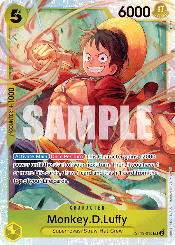 Monkey.D.Luffy (Ultra Deck: The Three Brothers)(ST13-015)