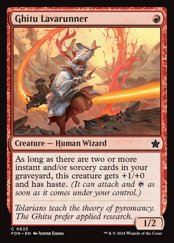 Ghitu Lavarunner 623/291 (Foundations) 