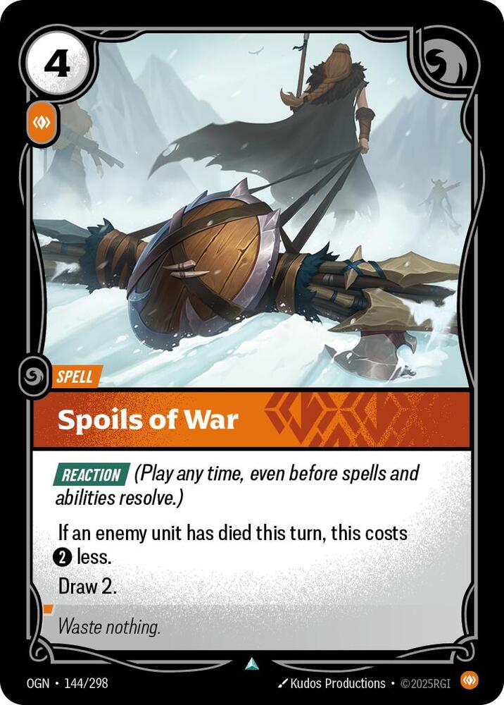 Spoils of War 144/298 (Origins) 