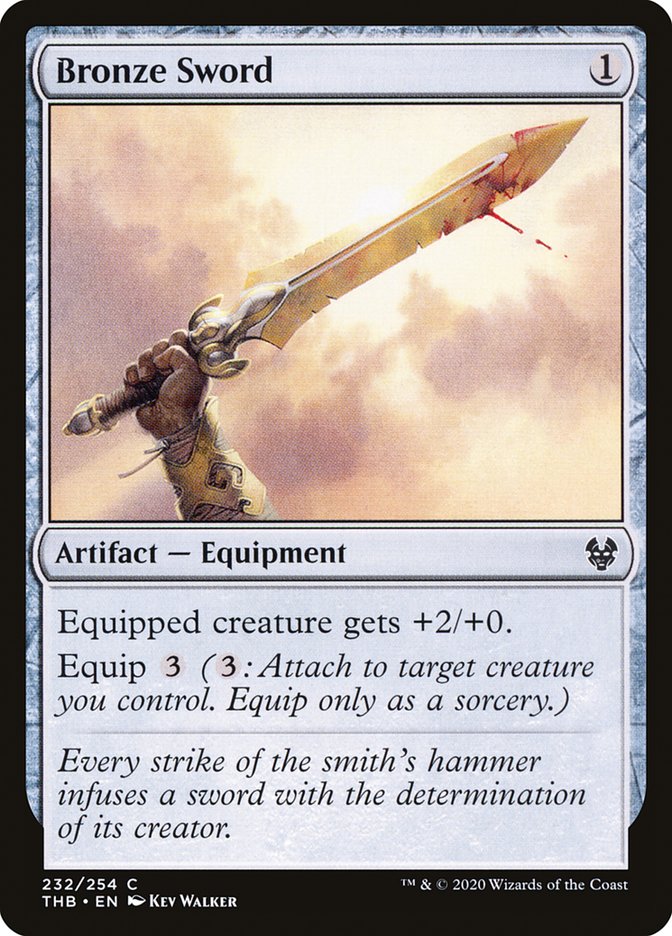 Bronze Sword 232/254 (Theros Beyond Death) 
