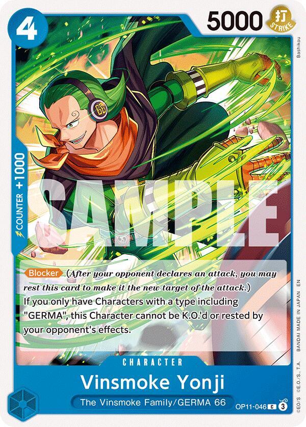 Vinsmoke Yonji OP11-046 (A Fist of Divine Speed) 