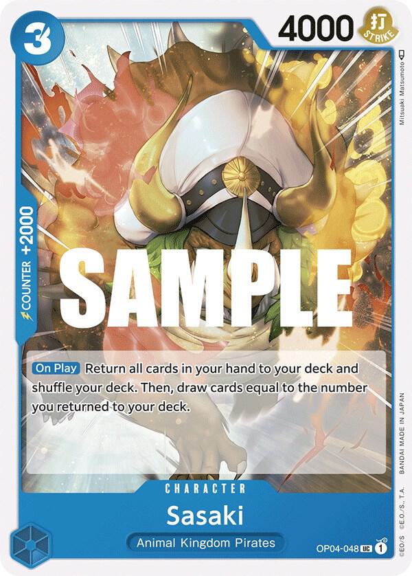 Sasaki OP04-048 (Kingdoms of Intrigue) 