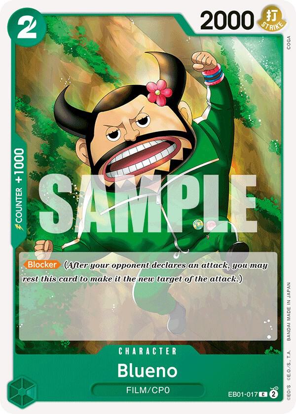 Blueno EB01-017 (Extra Booster: Memorial Collection) 
