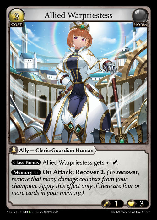 Allied Warpriestess (Alchemical Revolution)(ALC-043)