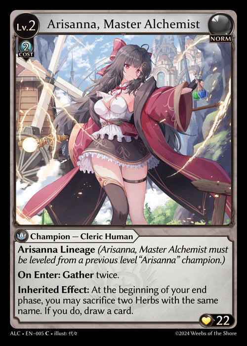 Arisanna, Master Alchemist (Alchemical Revolution)(ALC-005)