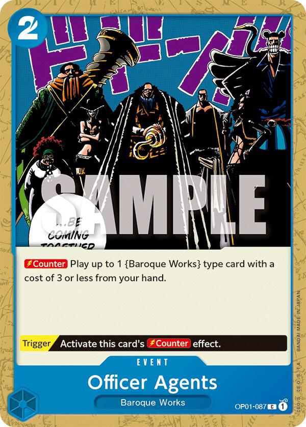 Officer Agents OP01-087 (Romance Dawn) 