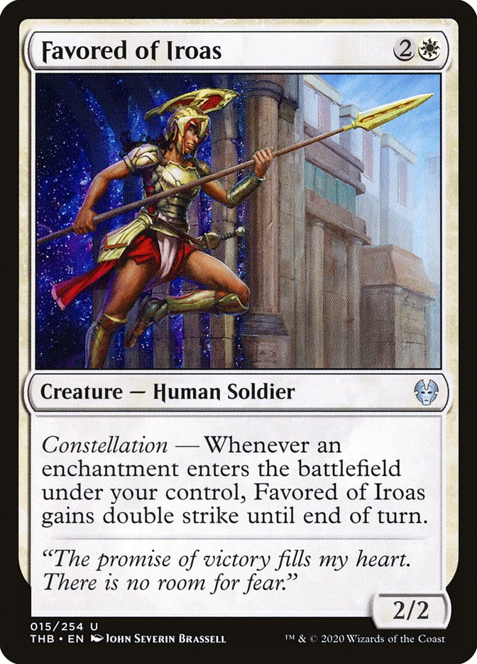Favored of Iroas 15/254 (Theros Beyond Death) 