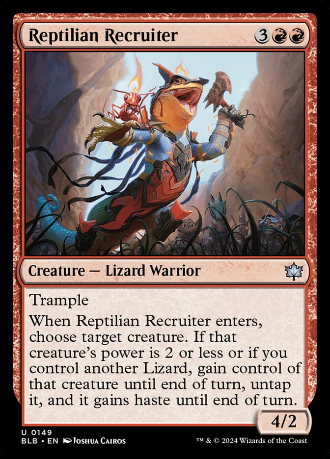 Reptilian Recruiter 149 (Bloomburrow) 
