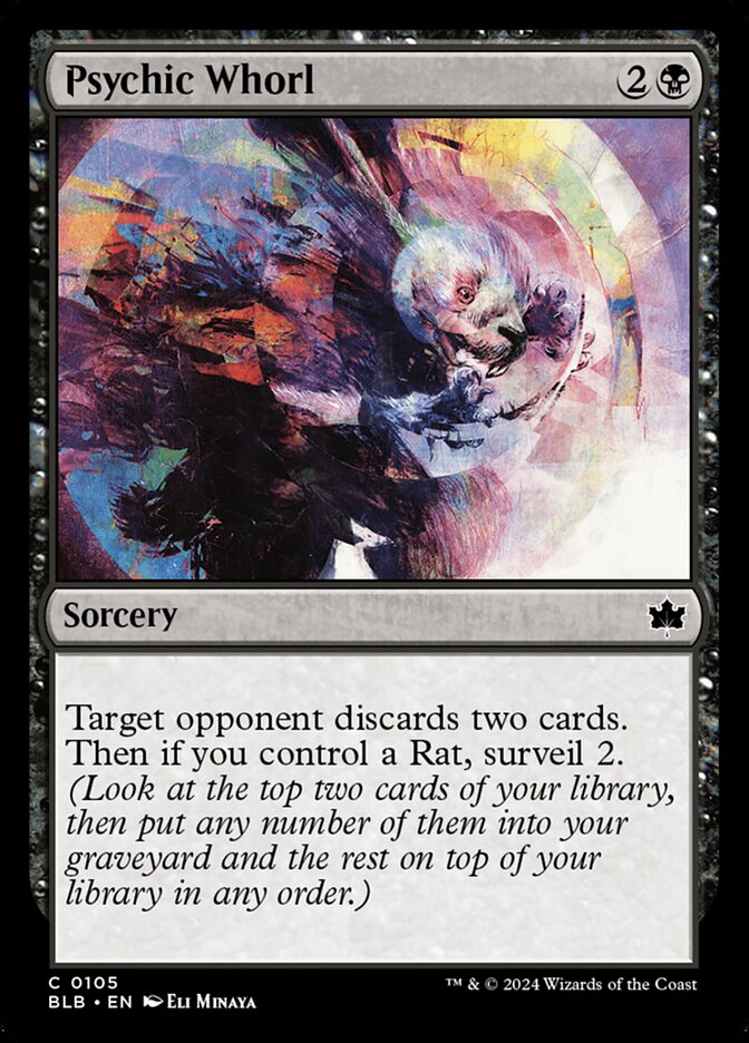 Psychic Whorl 105 (Bloomburrow) 