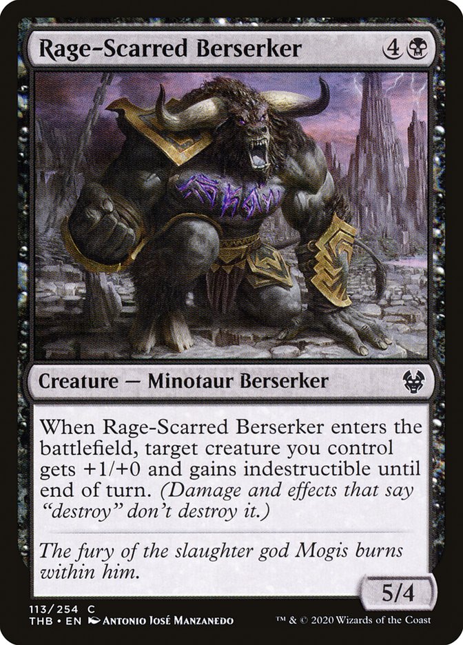 Rage-Scarred Berserker 113/254 (Theros Beyond Death) 