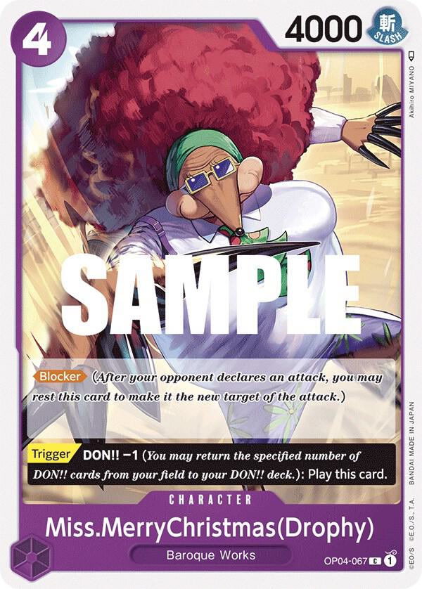 Miss.MerryChristmas(Drophy) OP04-067 (Kingdoms of Intrigue) 