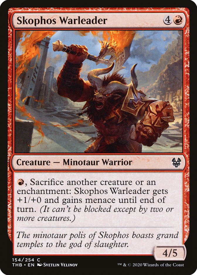 Skophos Warleader 154/254 (Theros Beyond Death) 