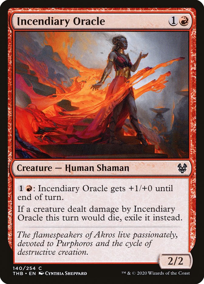 Incendiary Oracle 140/254 (Theros Beyond Death) 