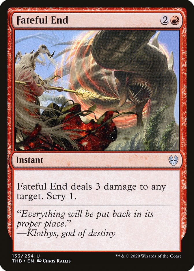 Fateful End 133/254 (Theros Beyond Death) 