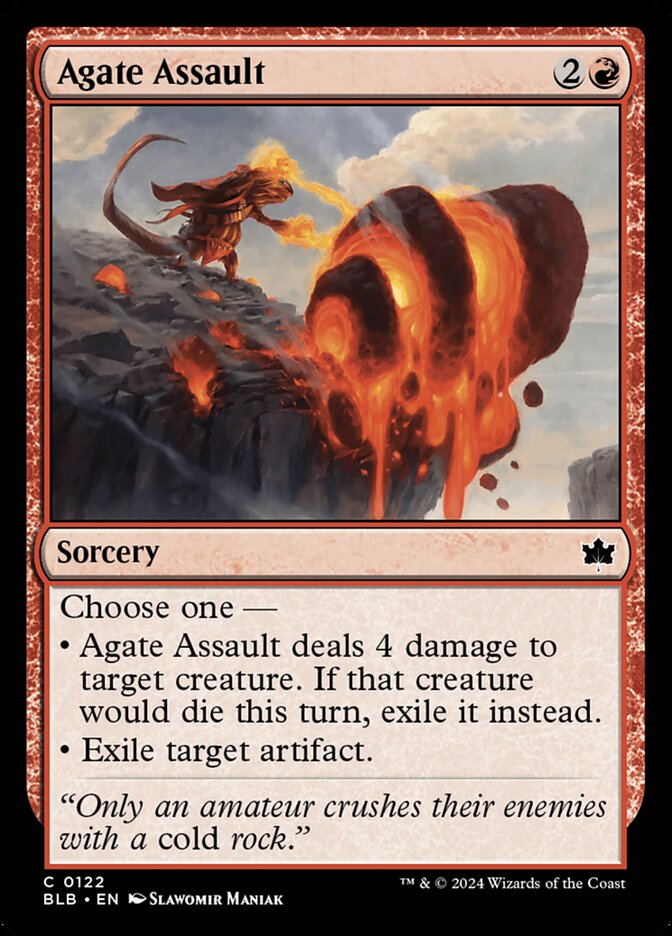 Agate Assault 122 (Bloomburrow) 