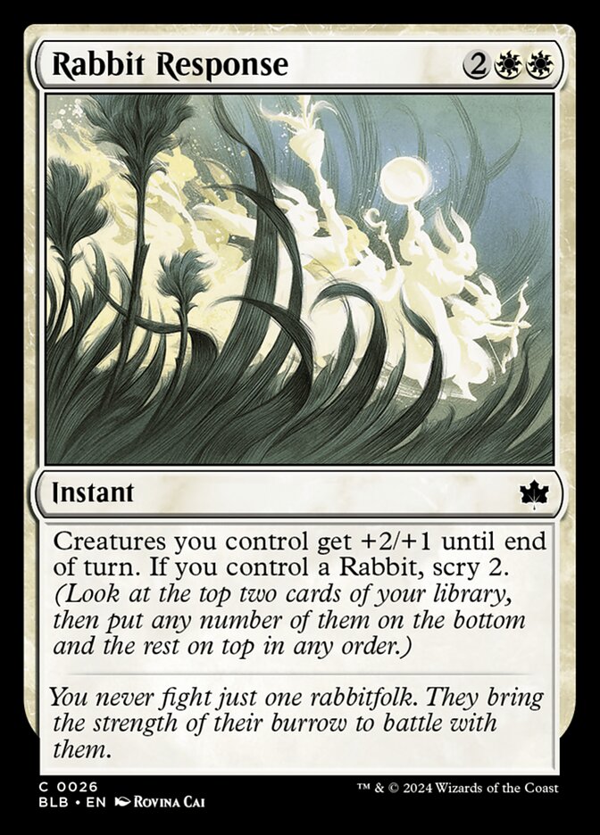 Rabbit Response 26 (Bloomburrow) 