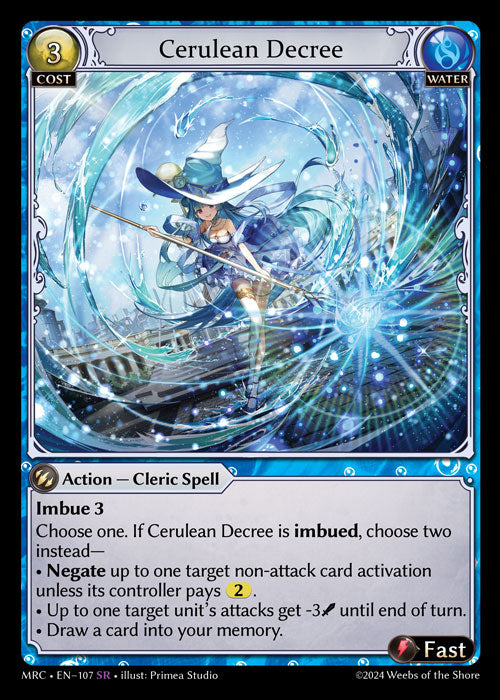 Cerulean Decree (Mercurial Heart)(MRC-107)