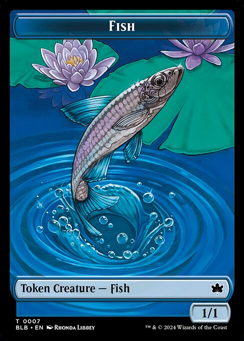 Fish Token (Bloomburrow)(BLB-T-0007)