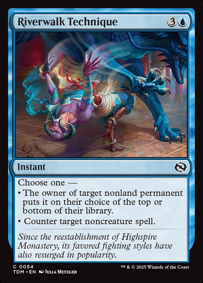 Riverwalk Technique 54/291 (Tarkir: Dragonstorm) 