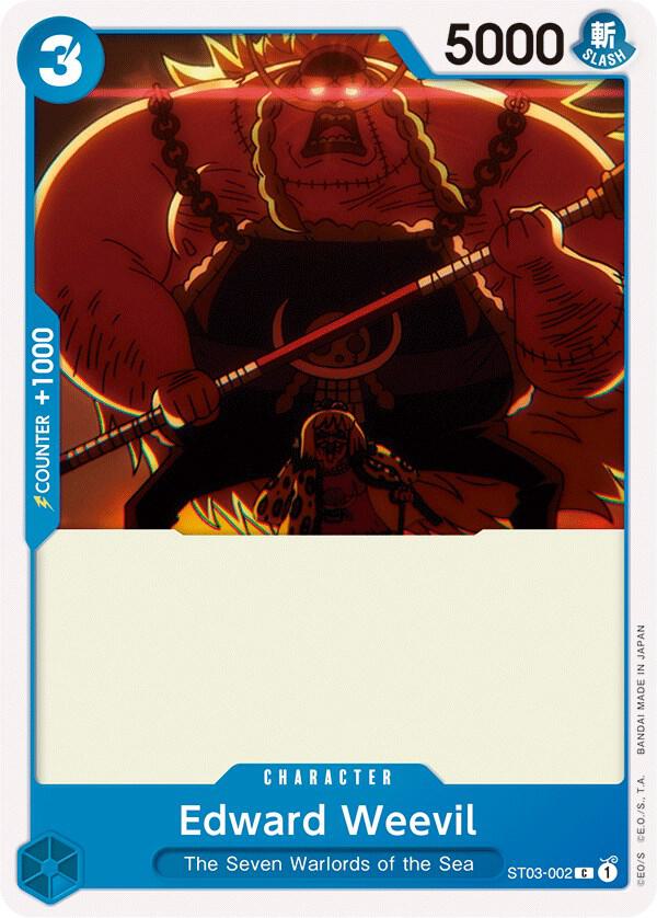 Edward Weevil ST03-002 (Starter Deck 3: The Seven Warlords of The Sea) 
